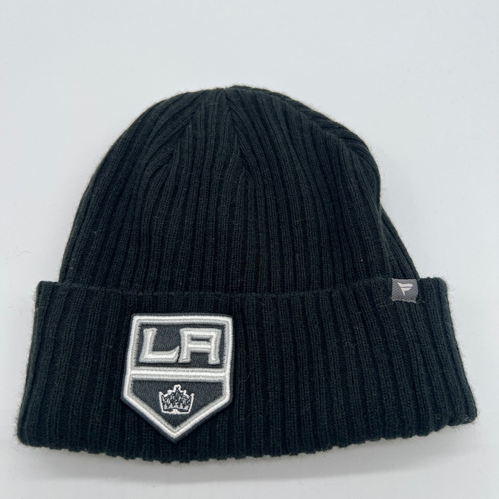 NHL Los Angeles Kings Fanatics Knit Beanie Hat Winter‎ Cap Black